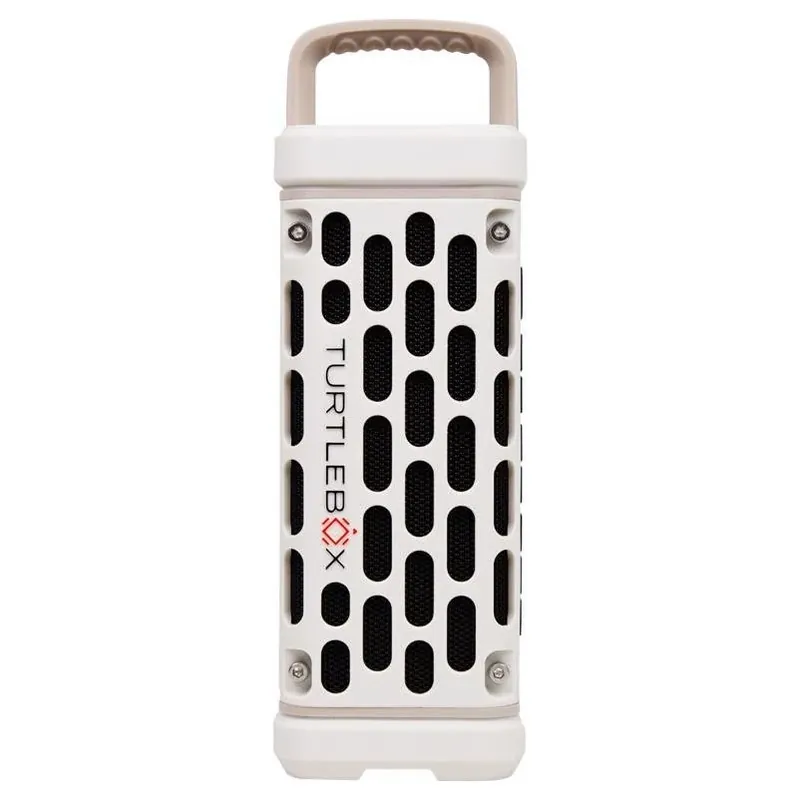 Turtlebox Ranger Waterproof Bluetooth Speaker – Wireless Ivory Audio Companion