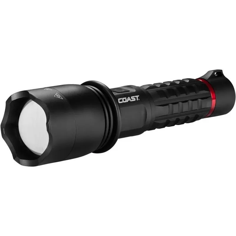 Coast XP20R 4000‑Lumens Rechargeable LED Tactical Flashlight – Black