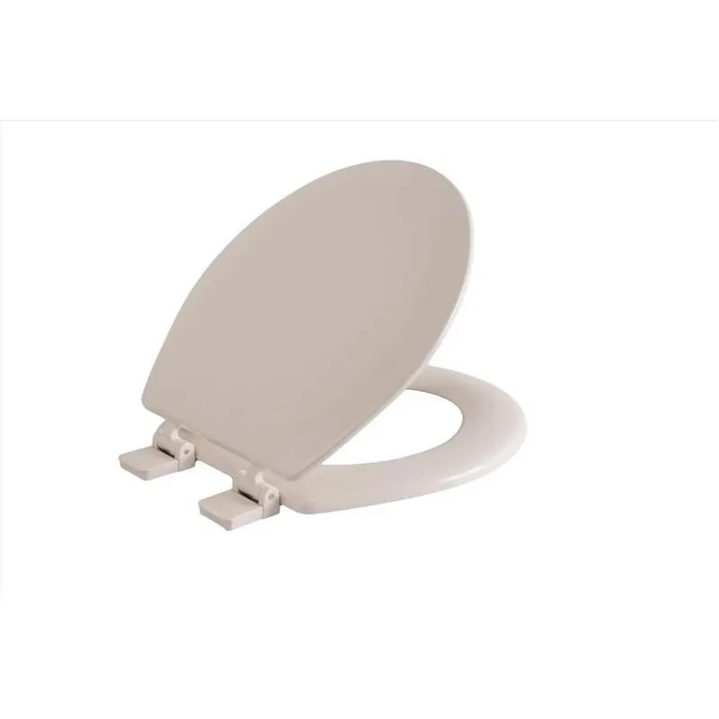 Oakbrook Laurel Round Wood Toilet Seat – Biscuit Finish