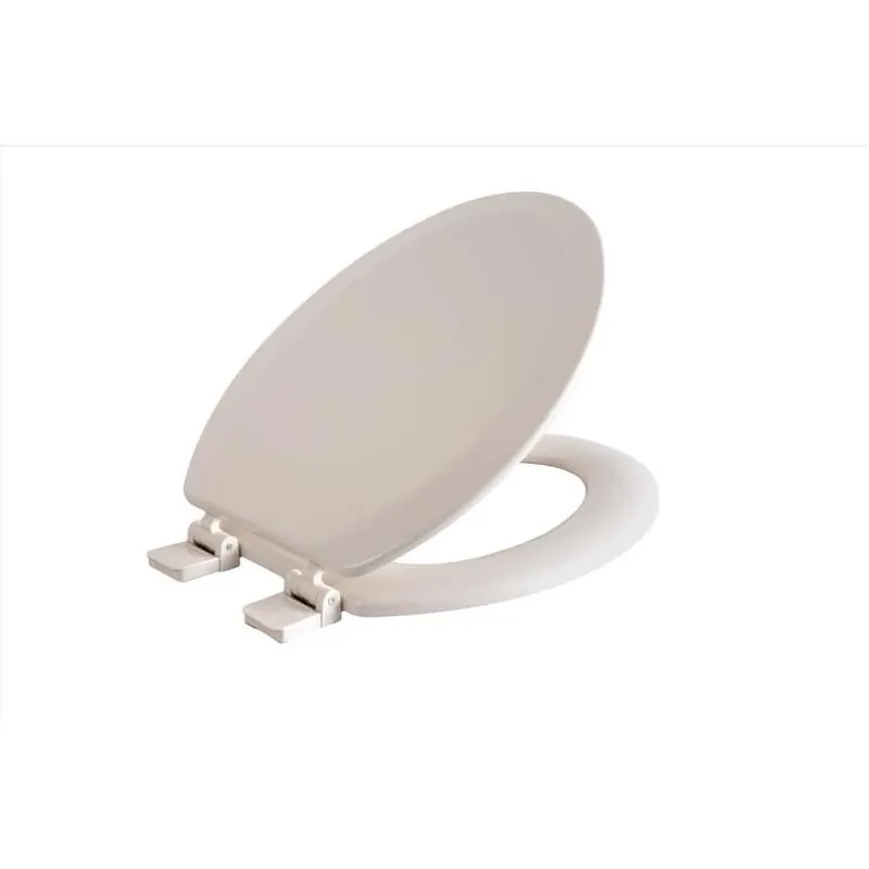 Oakbrook Laurel Biscuit Elongated Wooden Toilet Seat – Premium Bathroom Upgrade