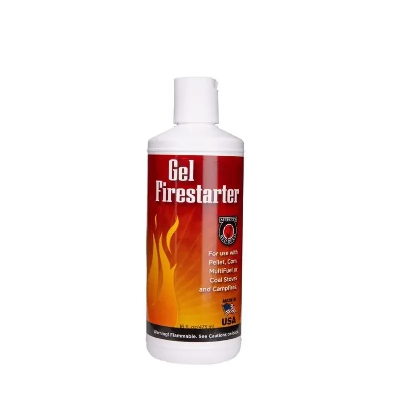 MEECO‘S Red Devil 8‑oz Gel Alcohol Fire Starter – 10‑Minute Burn
