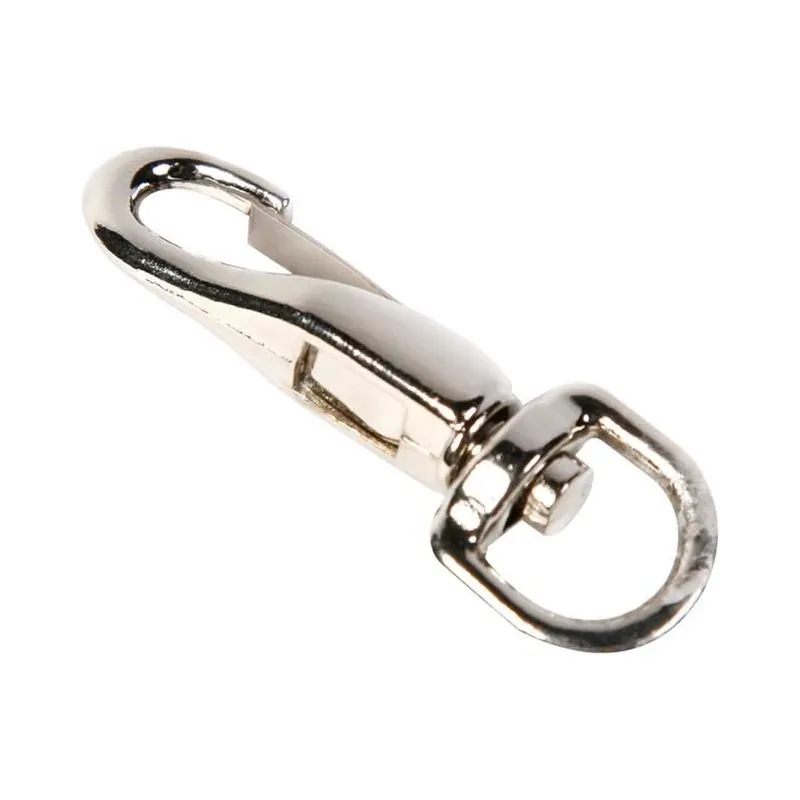 20‑lb Nickel‑Plated Die‑Cast Spring Snap – 2.13 In Length, Heavy‑Duty Link Connector