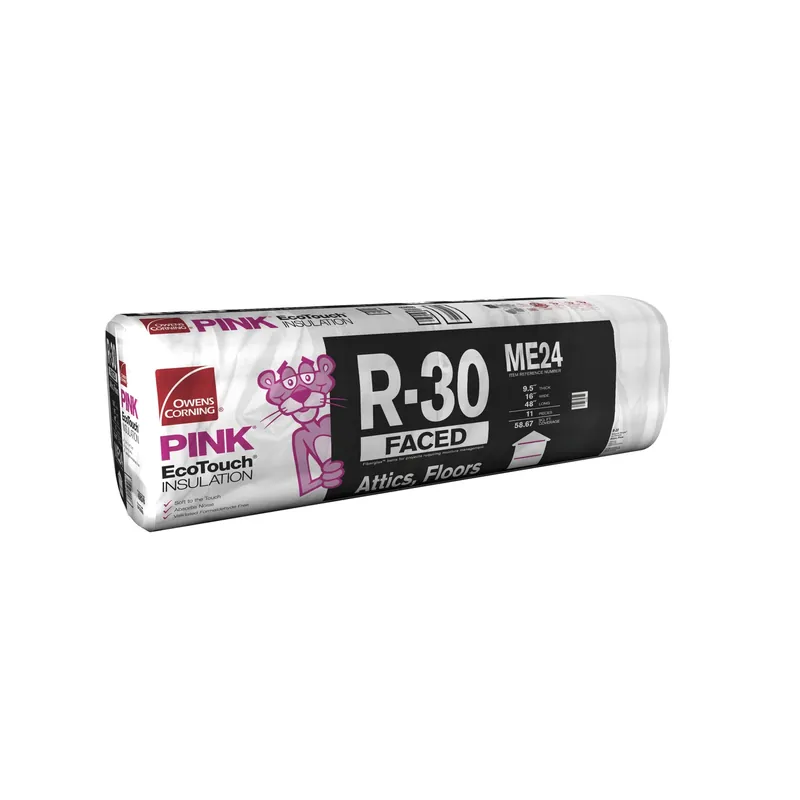 Owens Corning 16 In. W X 48 In. L X 10 In. R-30 Kraft Faced Fiberglass Insulation Batt 58.67 Sq Ft