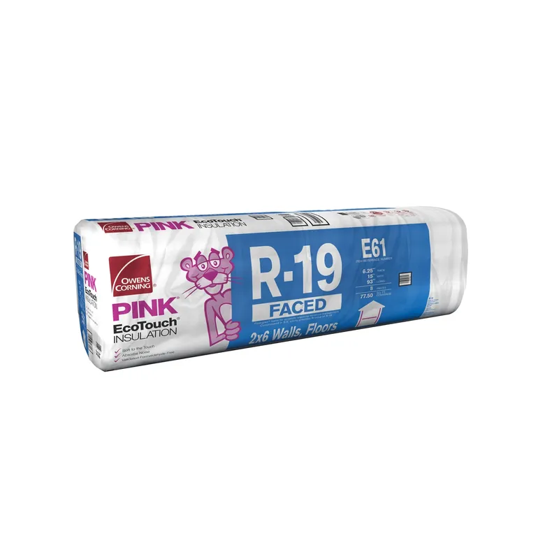 Owens Corning 15 In. W X 93 In. L X 6.5 In. R-19 Kraft Faced Fiberglass Insulation Batt 77.5 Sq Ft