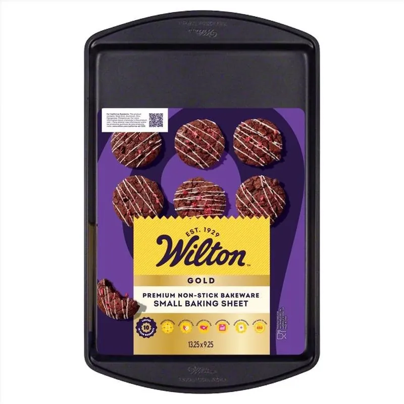 Wilton Gold 9×13‑Inch Nonstick Steel Baking Sheet – Gray