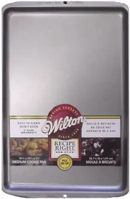 Silver Non-Stick Bakeware Medium Baking Sheet, 15.2 X 10.25 In.