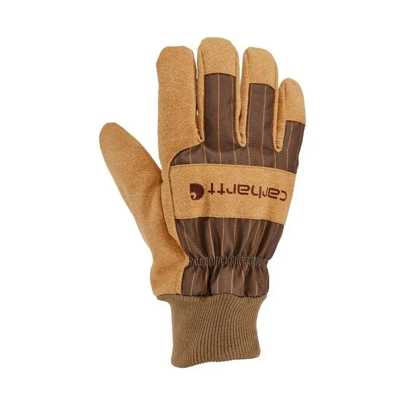 Carhartt L Cotton Brown Cold Weather Gloves – Insulated Work Gloves