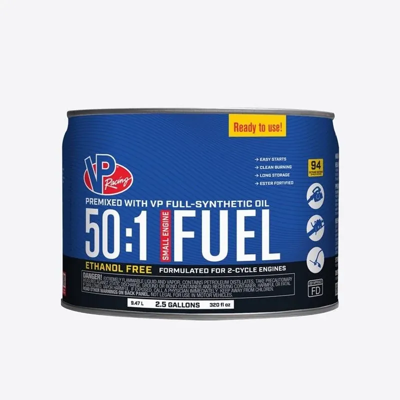 VP Racing Fuels 2.5‑Gal Ethanol‑Free Pre‑Mixed 2‑Stroke Fuel