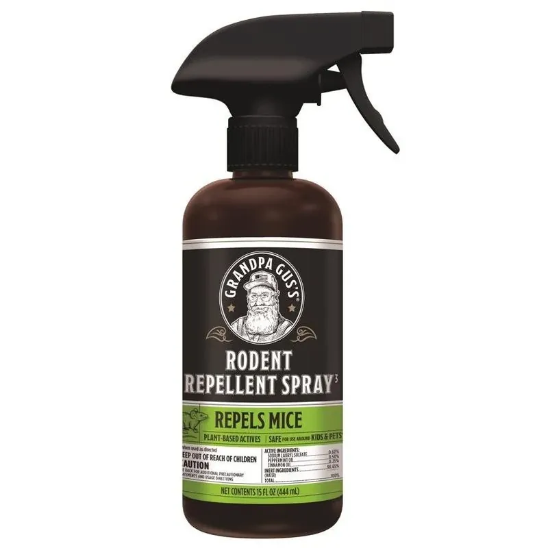 Grandpa Gus Rodent Repellent Spray – 15 oz Indoor/Outdoor Solution