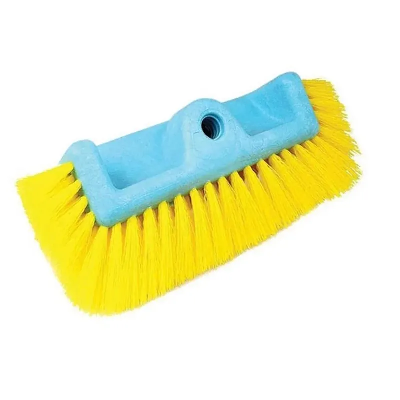 Seachoice Medium‑Stiff Yellow Scrub Brush Head – 10 mm Wide