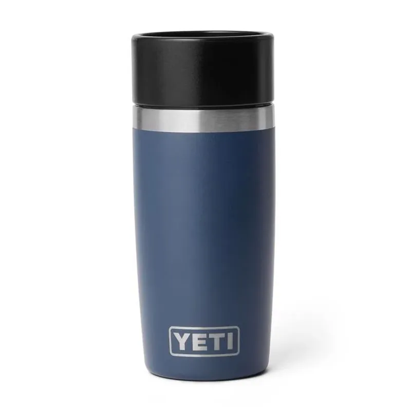YETI Rambler 12‑oz Navy Stainless Steel Bottle With Hotshot Cap