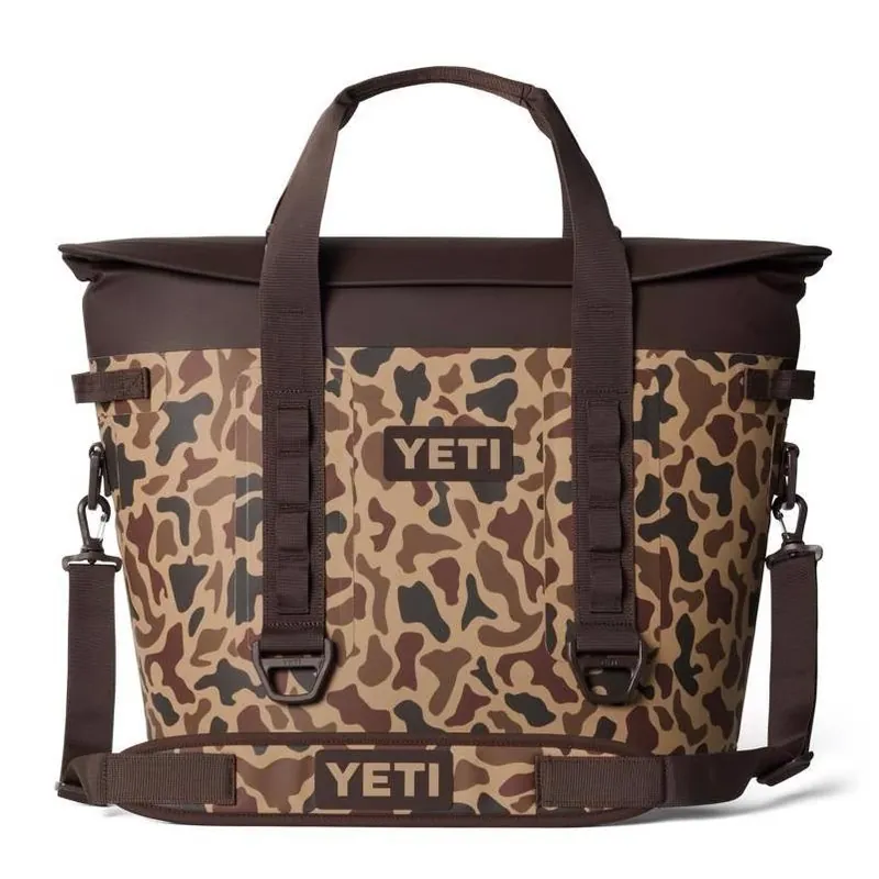 YETI Hopper M30 30‑Quart Wetlands Camo Soft‑Sided Cooler – Portable Ice Retention