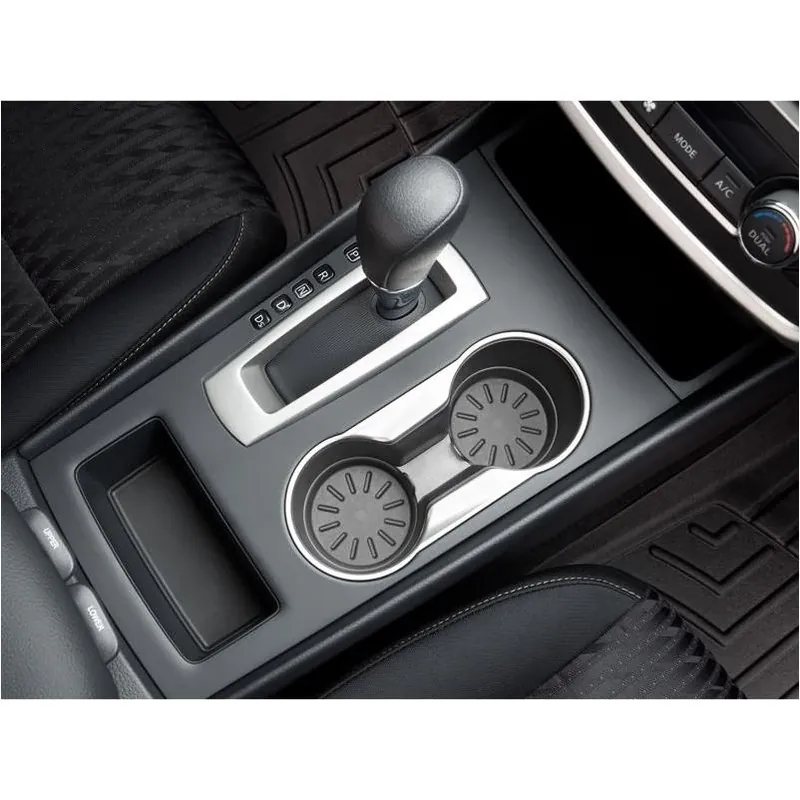 WeatherTech Black Car Coaster Set – 4‑Pack