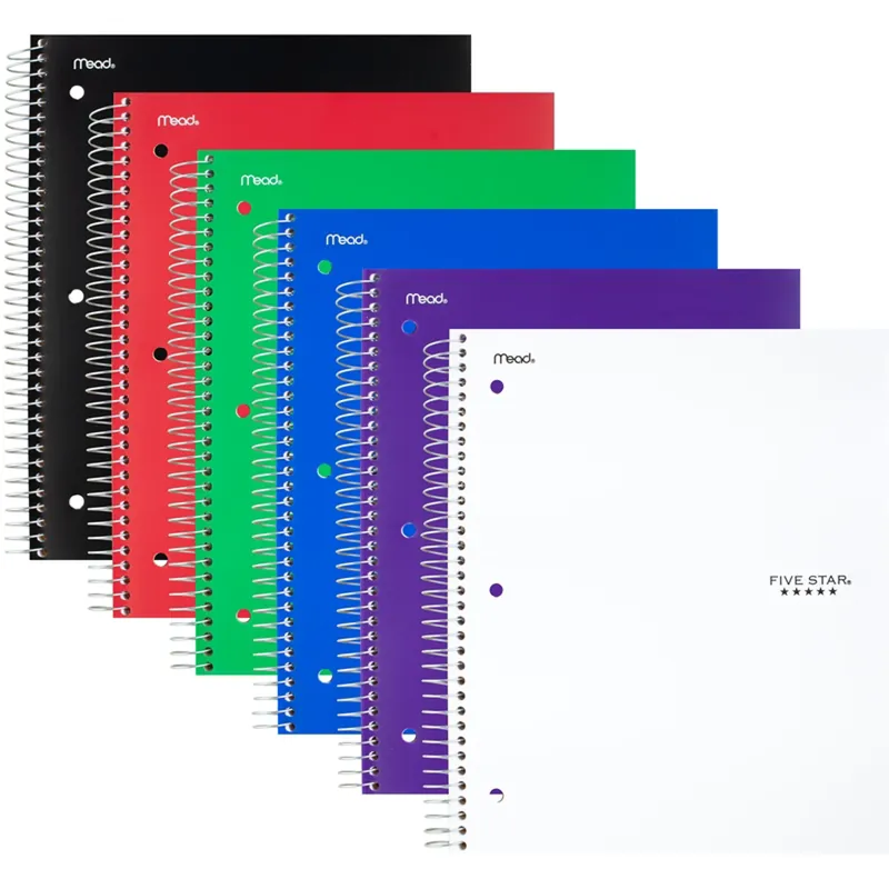 Five Star 3-subject Spiral Notebook, 8.5 In. X 11 In., 150 Sheets, College Ruled