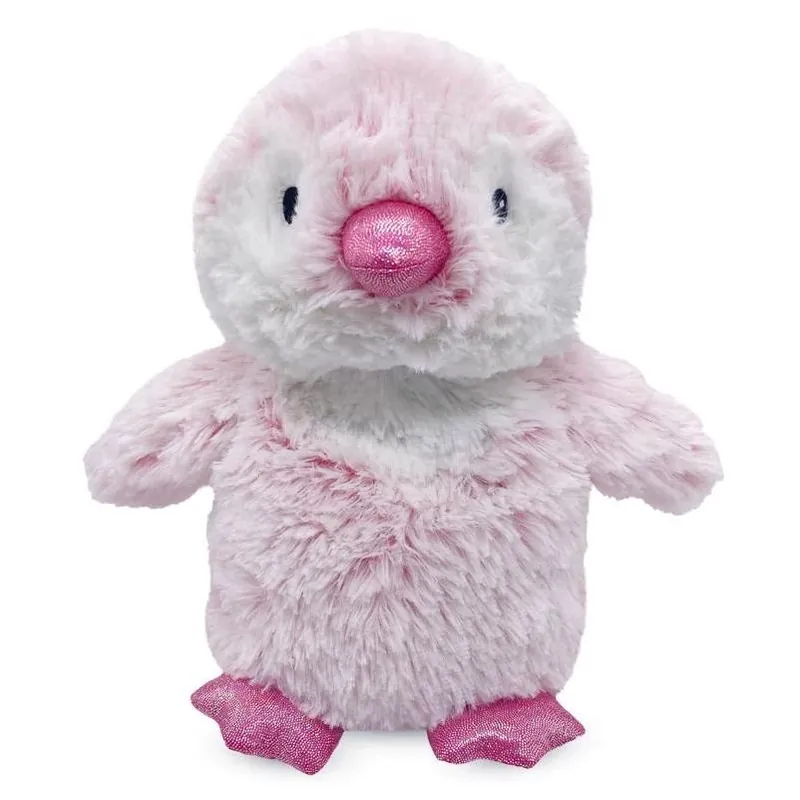 Pink Warmies Penguin Plush – Microwaveable Cuddle Buddy For Kids & Adults