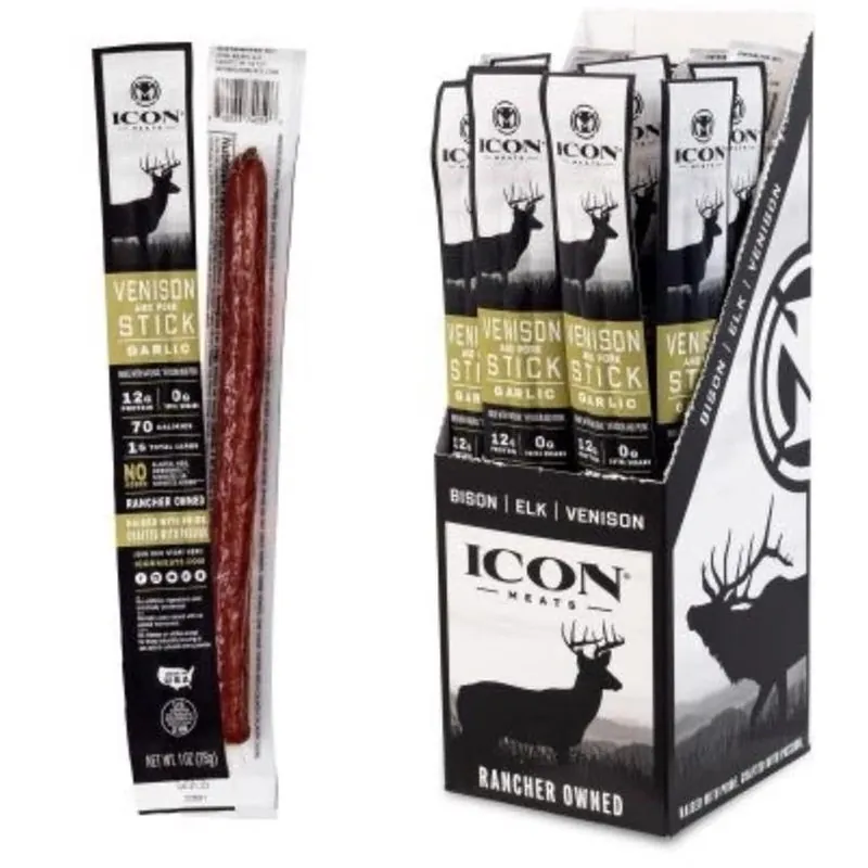 1 Oz. Venison Stick, Garlic