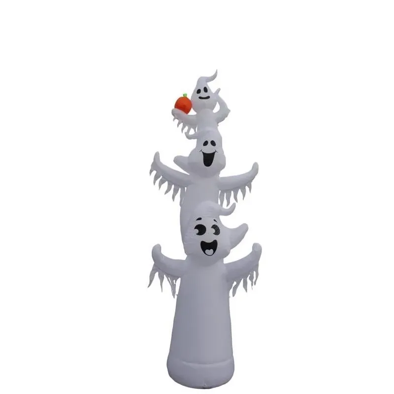 20‑Foot LED Prelit Three‑Ghost Halloween Inflatable – A Holiday Company