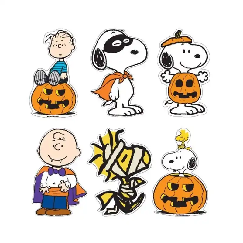 Peanuts Halloween Window Clings – Spooky Snoopy & Friends Vinyl Décor