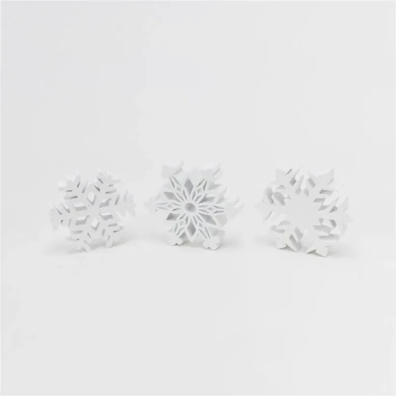 Gerson White Snowflake Holiday Ornament – LED Illuminated Festive Décor