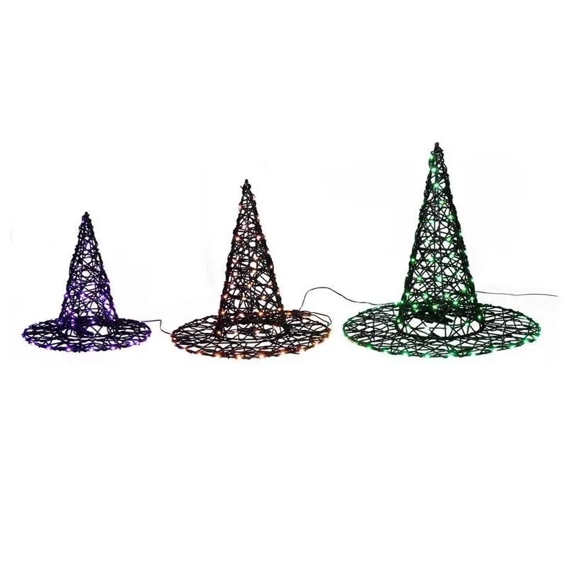Celebrations LED Witch Hat – Illuminated Halloween Décor For Spooky Spaces