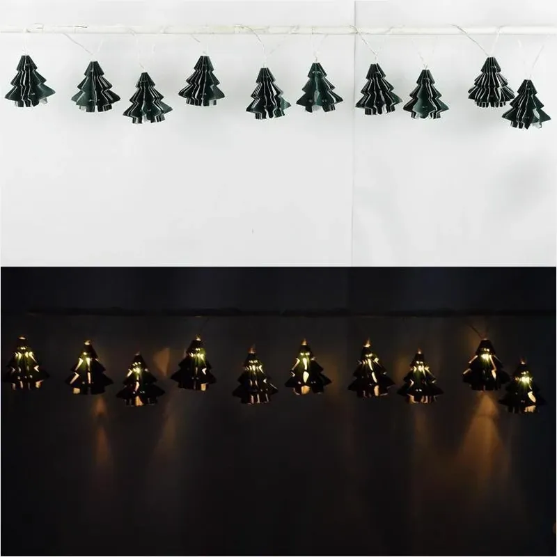 Alpine 6‑Foot Battery‑Operated LED Christmas Light String – White Wire