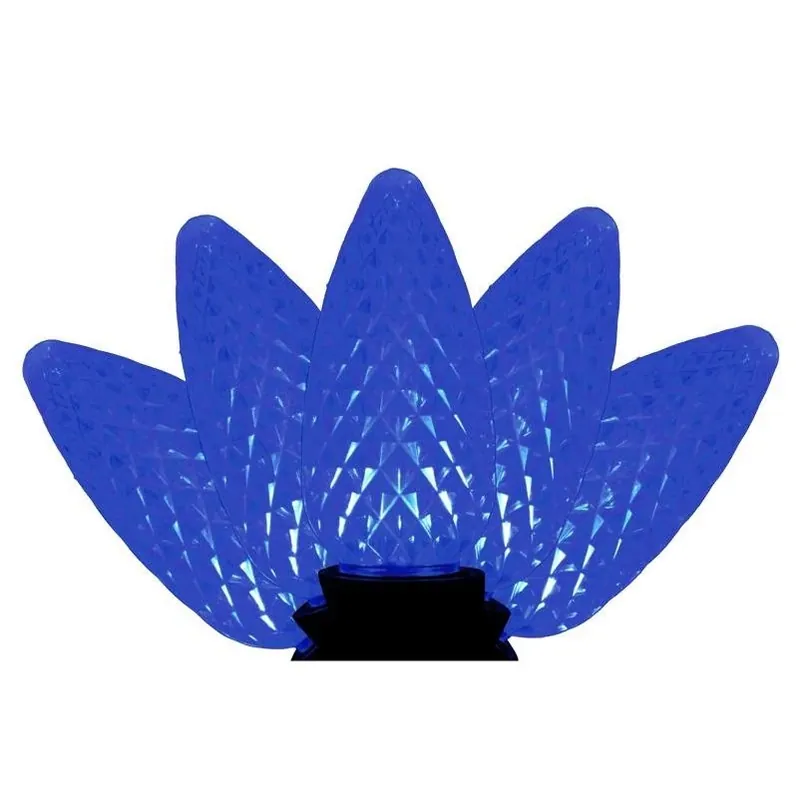 Blue LED C9 Christmas String – 25 Brilliant Bulbs By Holiday Bright Lights