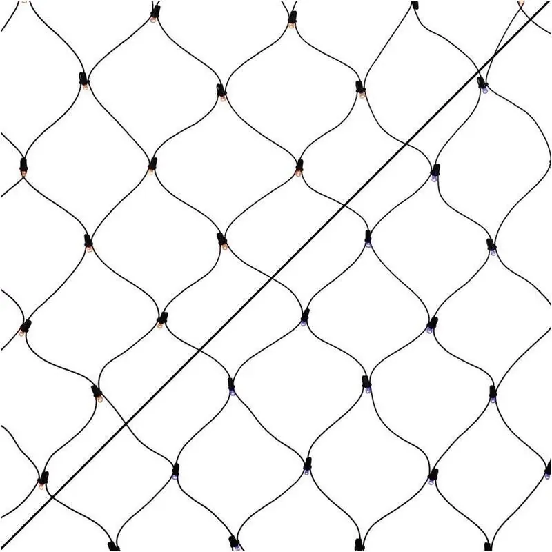 Celebrations 100‑Count Orange & Purple LED Net Light String – Plug‑In Holiday Décor
