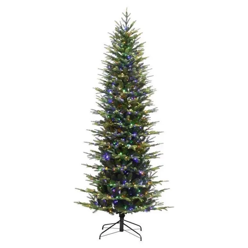 Emerald Pine Sparkle 6‑Foot LED Pencil Christmas Tree – 1150 Pre‑Lit Lights