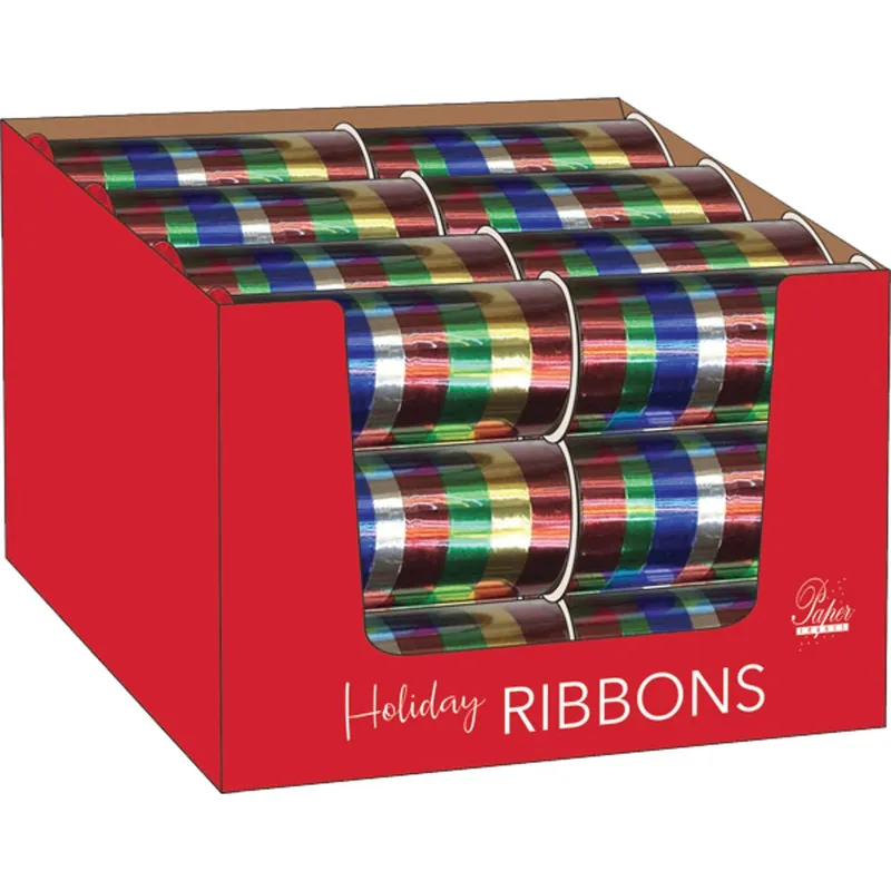 80 Ft. L. 5-color Traditional Curling Ribbon For Gift Wrapping