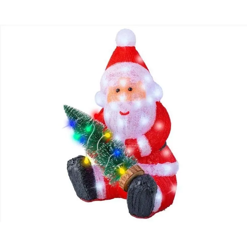 Lumineo 20‑Inch LED Santa Yard Decoration