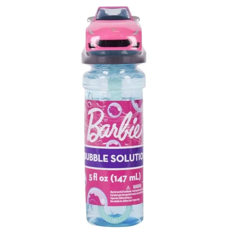 Maxx Bubbles Pink Barbie Convertible Bubble Bottle – Fun Bath Toy For Kids