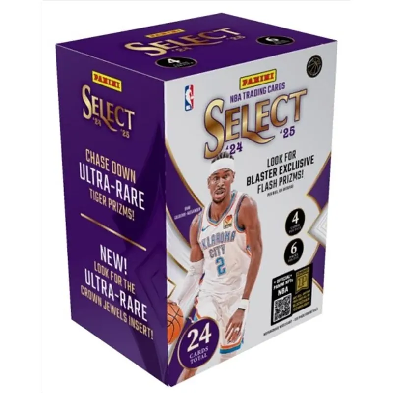Panini Select NBA 2024‑25 Basketball Blaster Box – Multicolored Trading Card Collection