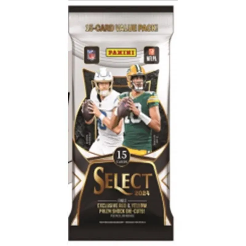 Panini 2024 NFL Select Football Fat Pack – 15 Multicolored Trading Cards