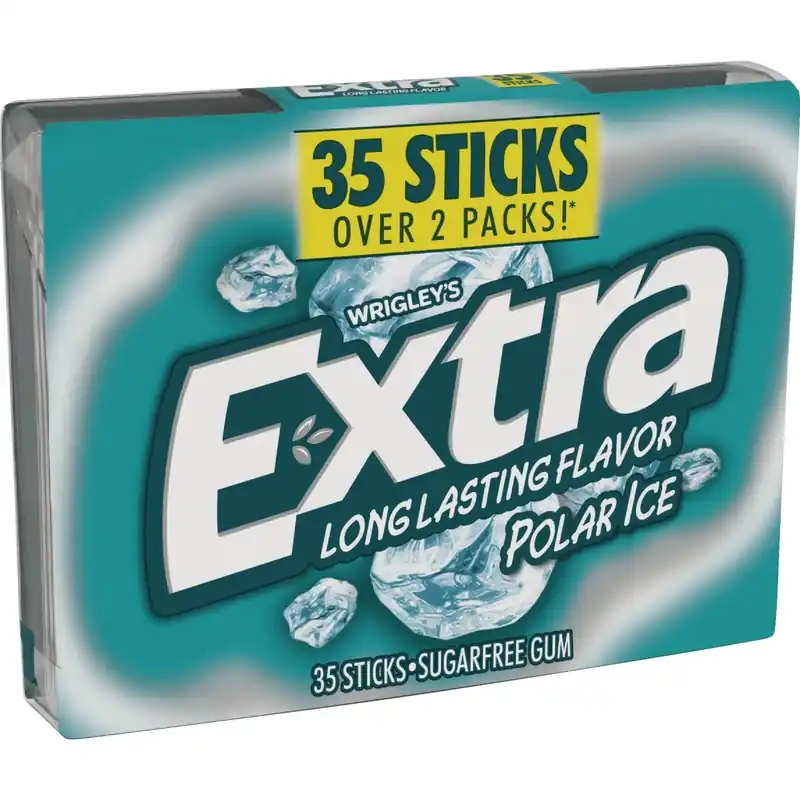 Polar Ice Sugar Free Chewing Gum Mega Pack - 35 Pieces