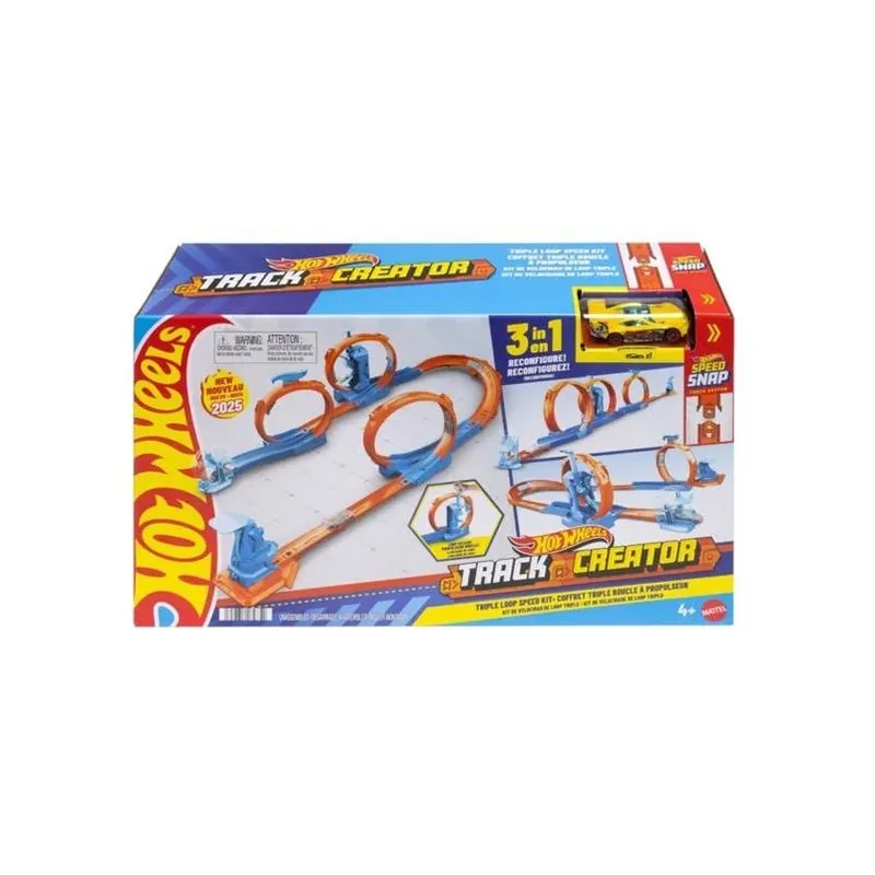 Hot Wheels Triple Loop Speed Kit – High‑Speed Track Set For Kids 4+
