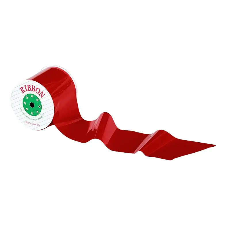 Red Ribbon 0.2 Inch Diameter X 75 Feet Length