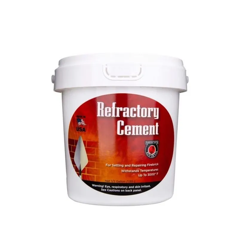 MEECO‘S RED DEVIL High‑Temp Refractory Cement – Gray, 10‑lb Tub