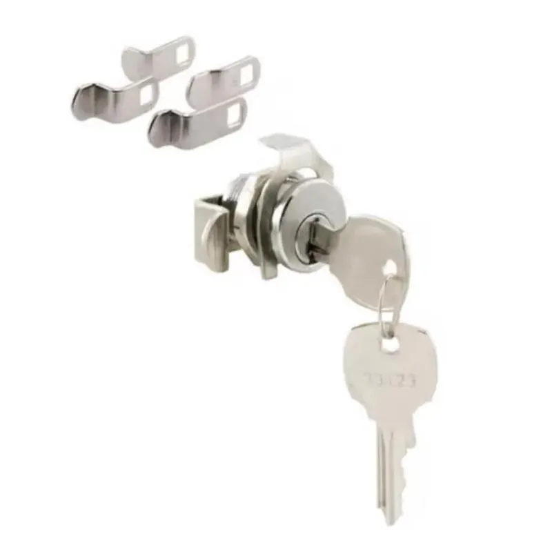 ATC Chrome‑Plated Counter‑Clockwise Mailbox Lock – 2‑Key Set