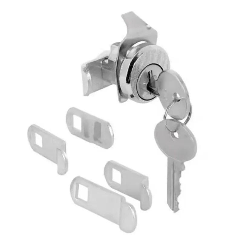ATC Heavy-Duty Nickel‑Plated Counter‑Clockwise Mailbox Lock – Set Of 2 Keys