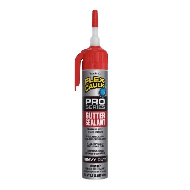 Flex Caulk Pro Clear Hybrid Polymer Sealant – Fire‑Resistant, Paintable & Permanently Flexible