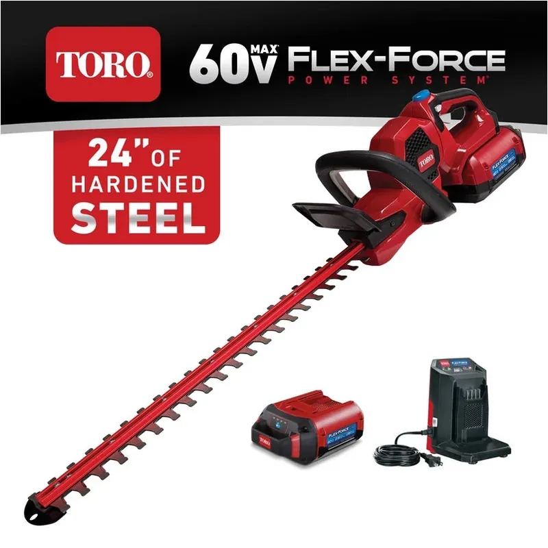 60-Volt MAX Cordless Hedge Trimmer, 60-Minute Run Time, 24 In.