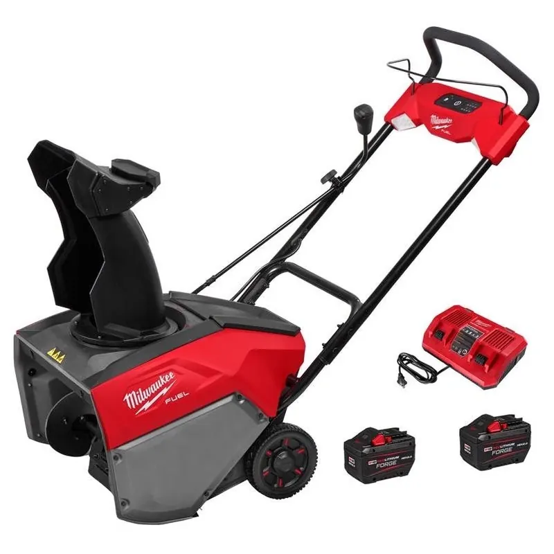 Milwaukee M18 Fuel Cordless 21‑Inch Single‑Stage Snow Blower Kit With Battery & Charger