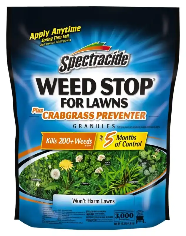 Weed Stop For Lawns 10 Pound Weed Killer Plus Crabgrass Control Granules