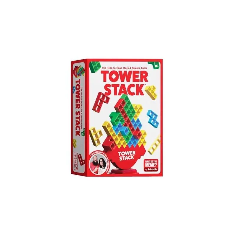 What Do You Meme Multicolored Tower Stack Game