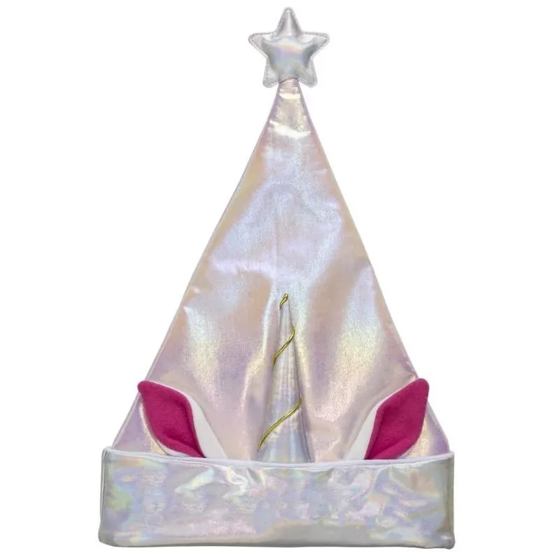 Dyno 17‑Inch Unicorn Santa Hat – Festive Holiday Headwear