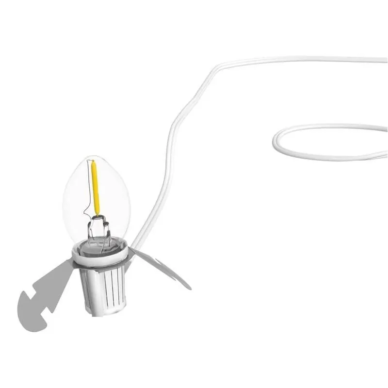 Stanley White C7 1‑Bulb Replacement Cord – Single Pack