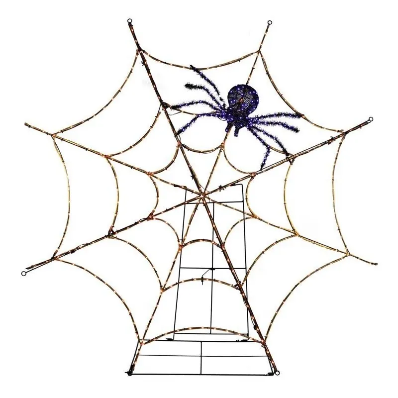 Celebrations 56‑Inch LED Spider Web Halloween Decoration