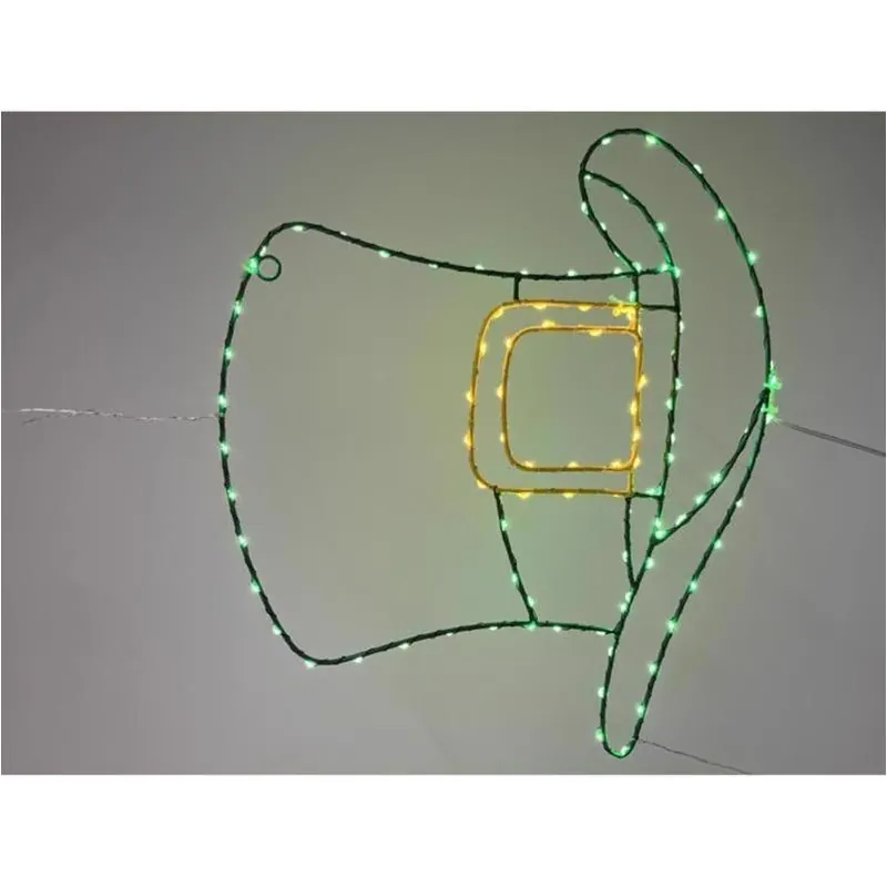 Celebrations Shamrock Hat Silhouette Metal Window Décor – Indoor & Outdoor