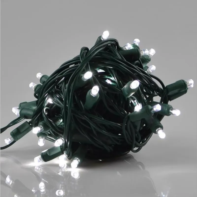 Celebrations 25‑Foot Pure White LED Grand Mini Holiday String Lights – 50‑Bulb Plug‑In Set