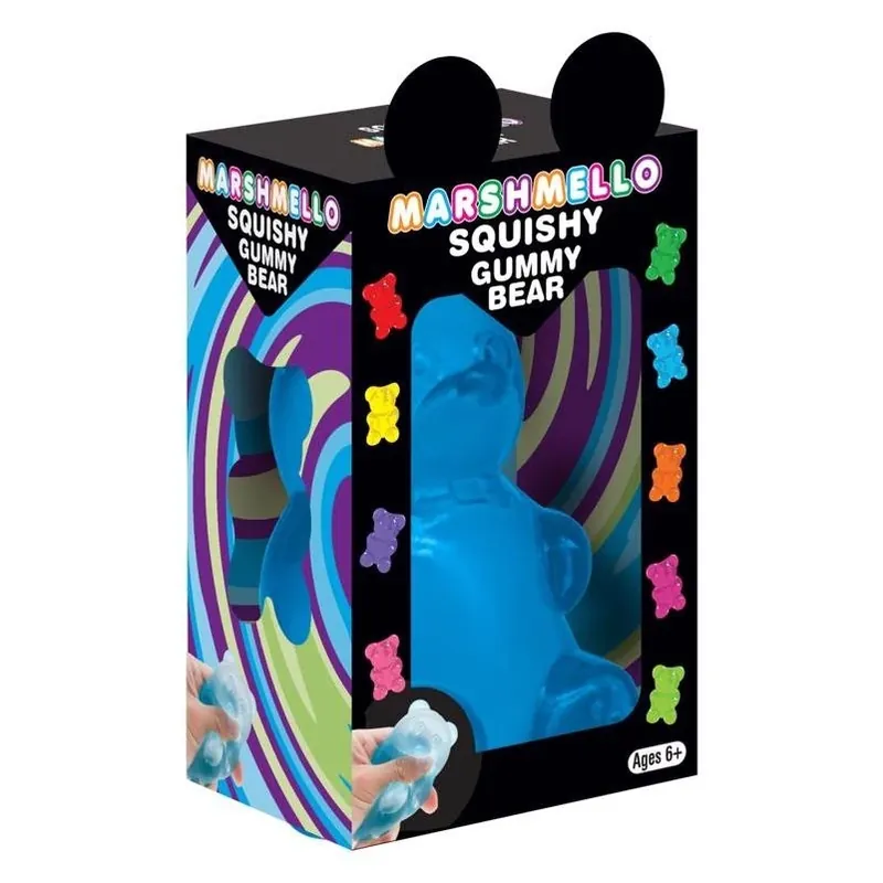 Zorbitz Marshmello Gummy Bear Plush Toy – Soft Squeezable Collectible For Kids 6+